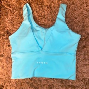 NVGTN *New* Powder Blue Essence Bra Top